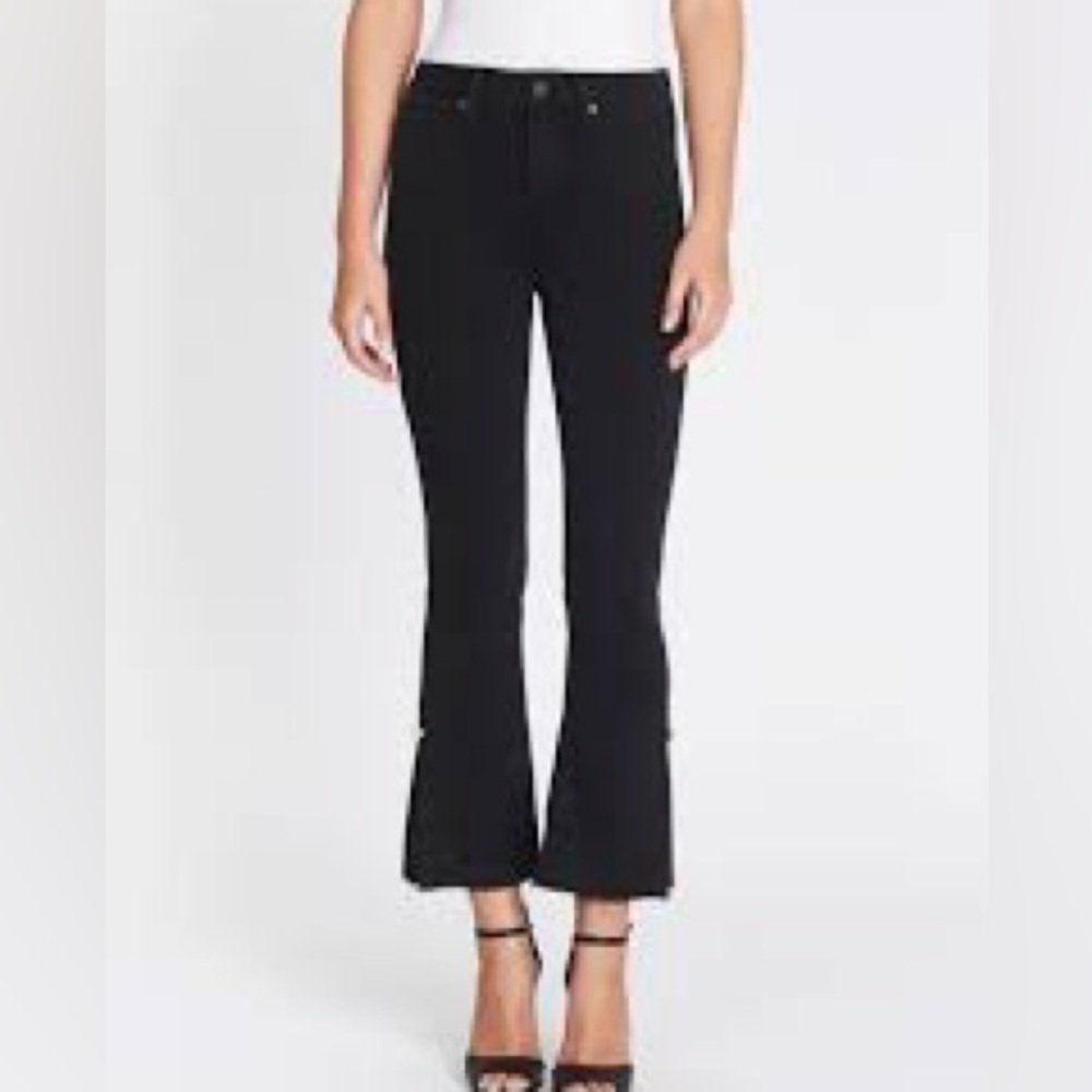 Paige Colette Crop Flare Jeans in Bandit - Size 29